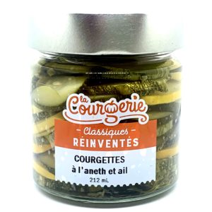 Courgettes aneth et ail